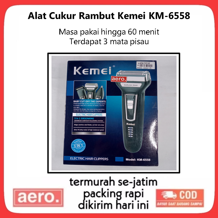 Alat Cukur Rambut Kemei KM-6558