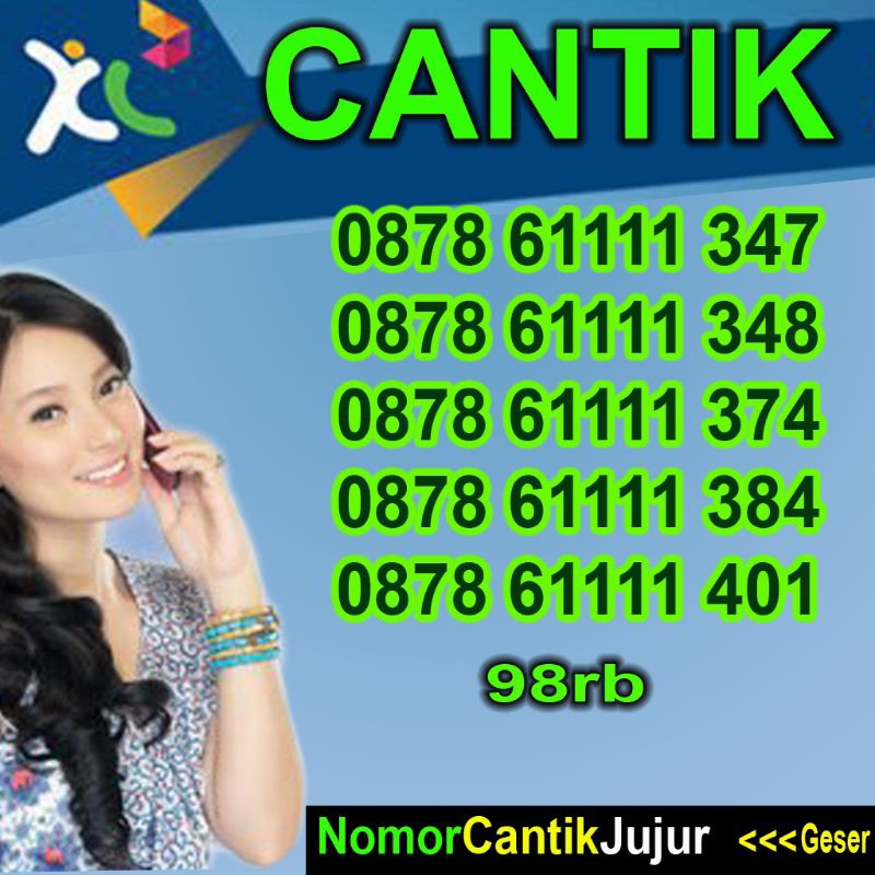 NOMOR CANTIK XL KWARTET 1111 NOMER KARTU PERDANA PRABAYAR