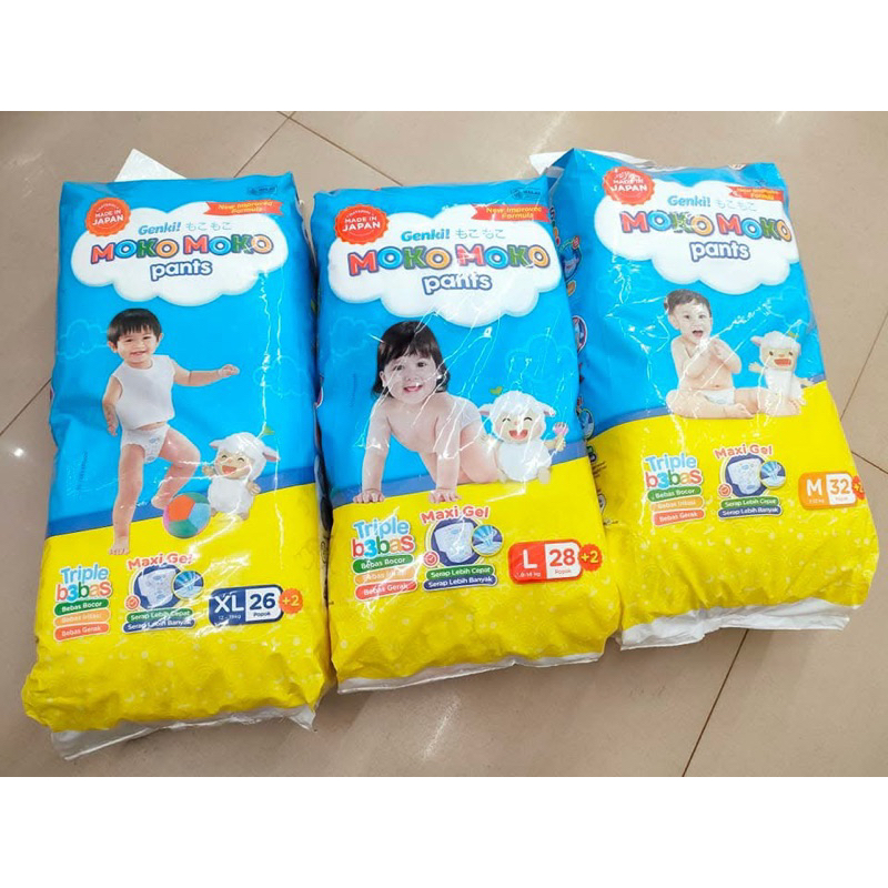Genki moko-moko ukuran M,L,XL