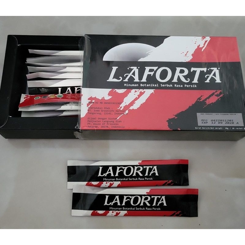 LAFORTA Minuman Botanical Serbuk isi 10 sachet  - Suplemen stamina pria tahan lama