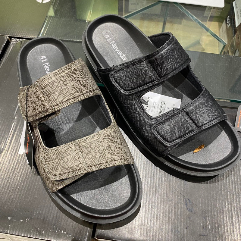Nevada Sandal Sleop pria strip3 Tores