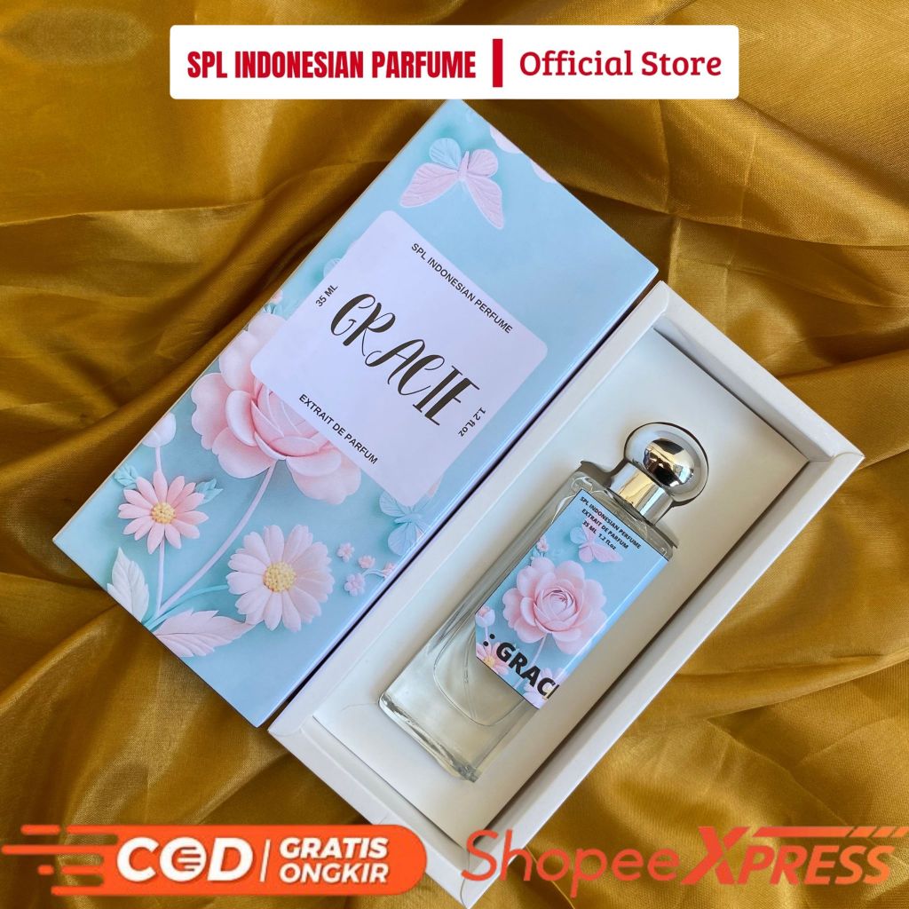 Aroma GRACIE | Parfum Wanita Original | SPL Indonesian Parfum | Extrait De Parfum 35 ML