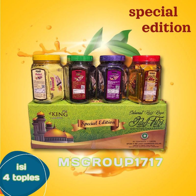

D’KING COKELAT SPECIAL EDITION (DUS) isi 4 toples / SPECIAL EDITION LEBARAN