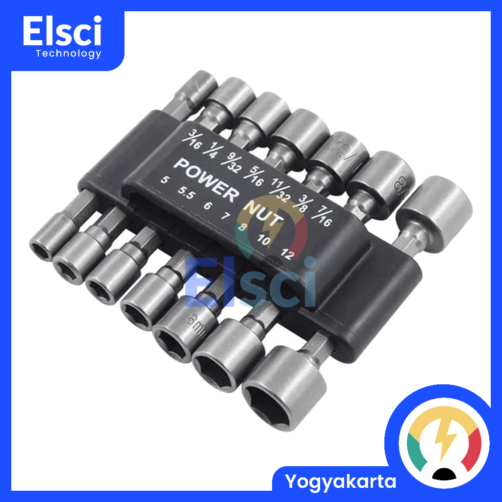 Ezren Imperial Impact Hex Bit Socket Set 14pcs