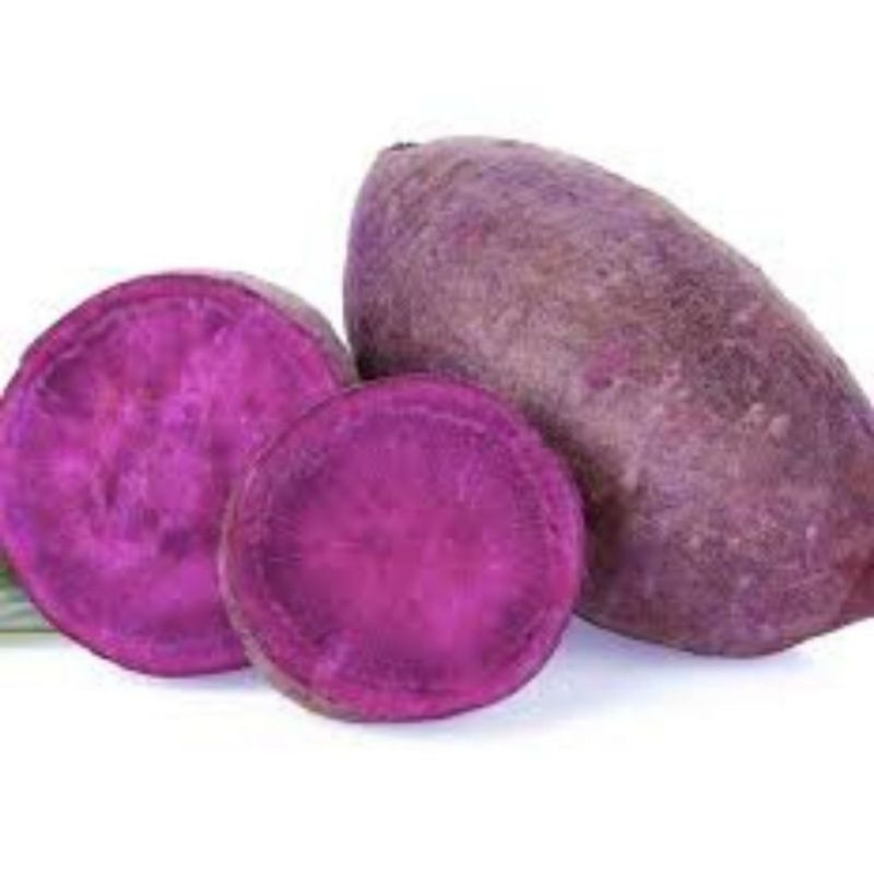 

umbi ungu segar di ambil langsung bila ada orderan masuk 1kg