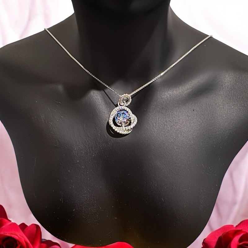 Kalung Moissanite 1ct / 1 carat