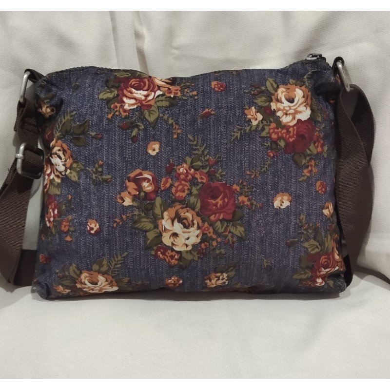 Sling bag GNB Korea motif mawar