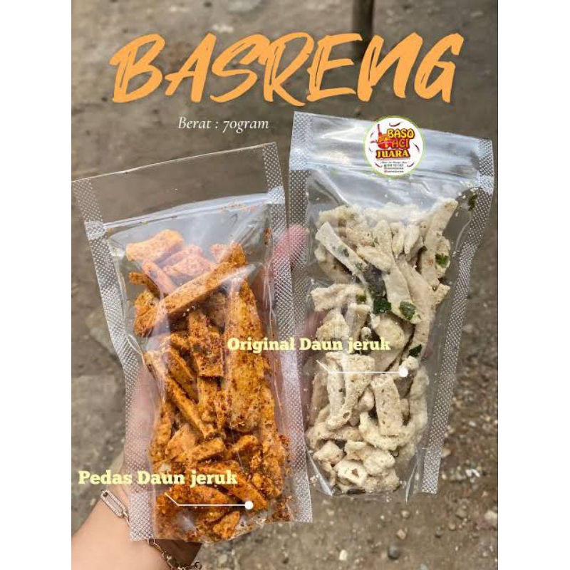 

Basreng Stik Original Daun Jeruk Dan Pedas Daun Jeruk Super Renyahh