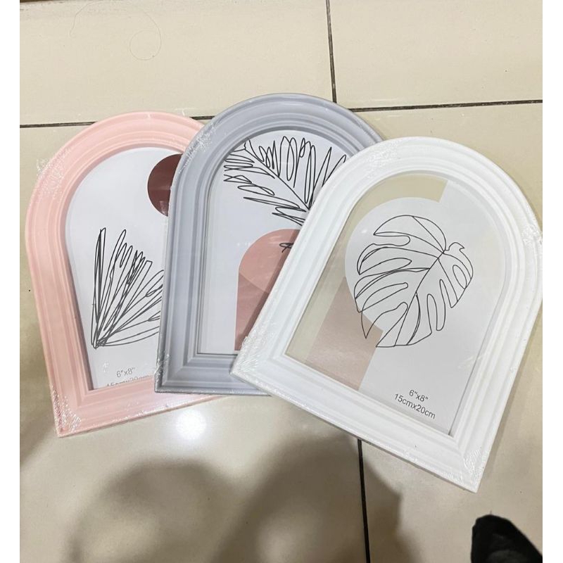 BINGKAI FOTO MEJA AESTHETIC PINK/FRAME FOTO MEJA SERBAGUNA/PAJANGAN RUMAH AESTHETIC PINK