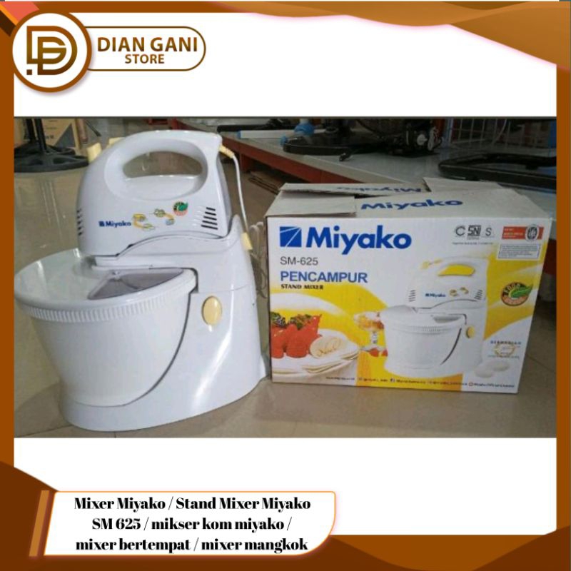 Mixer Miyako / Stand Mixer Miyako SM 625 / mikser kom miyako / mixer bertempat / mixer mangkok