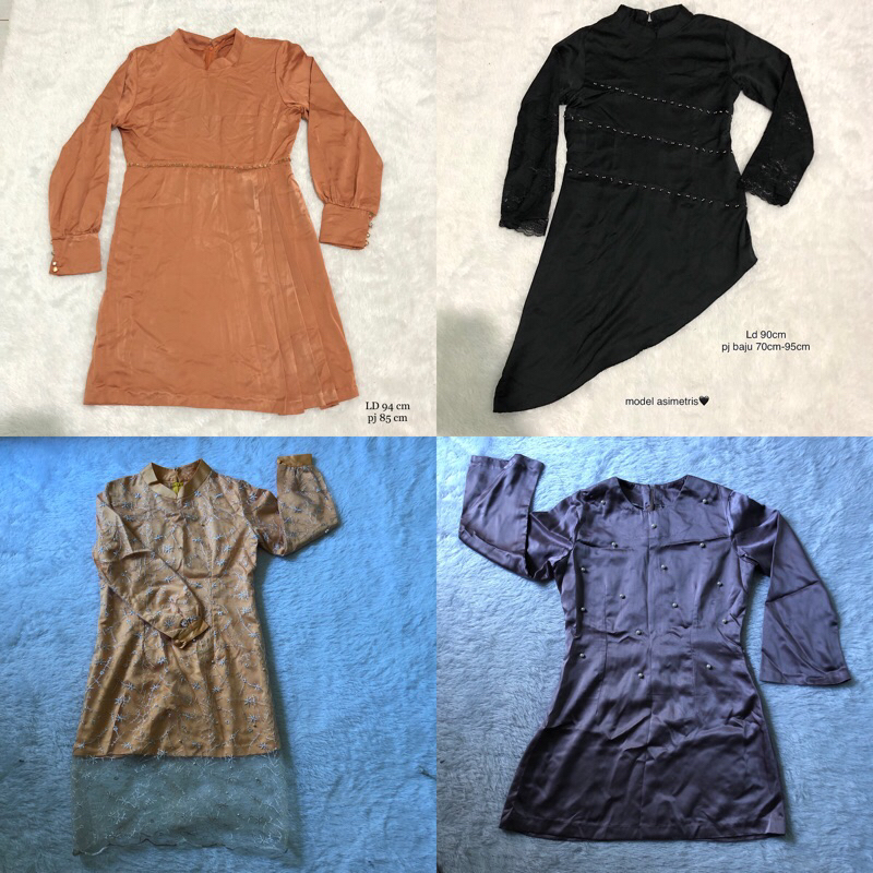 Baju Kurung Melayu (Bahan Satin Silk/Yamaha)