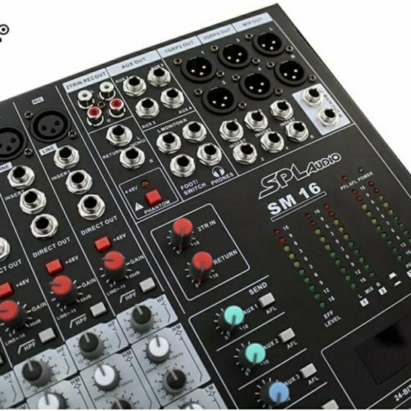 Mixer SPL Audio Mixer SM16 original harga promo(Bonus Kaos)
