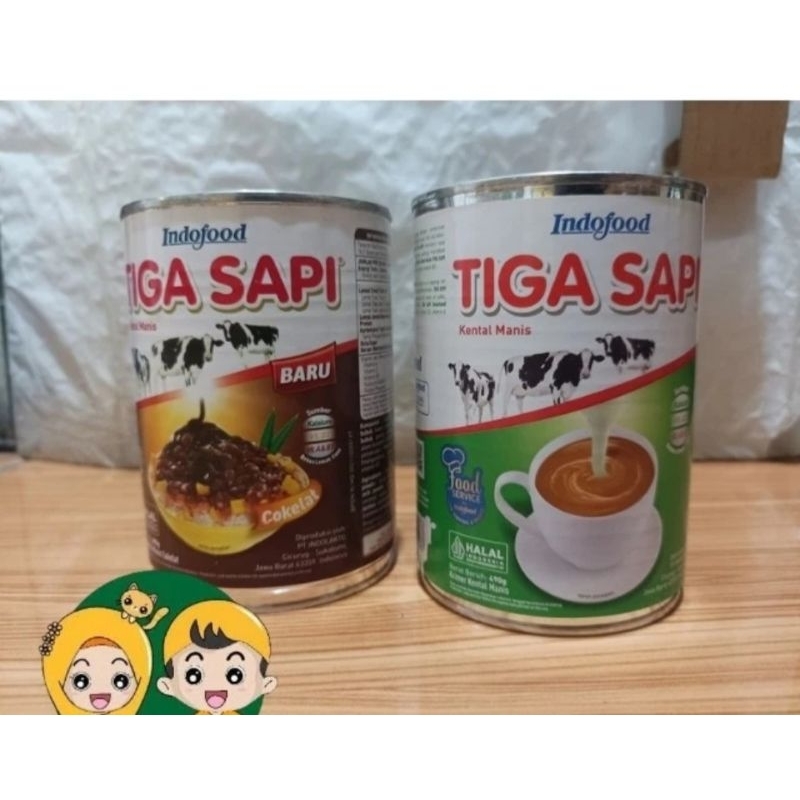 

Kental manis Tiga sapi