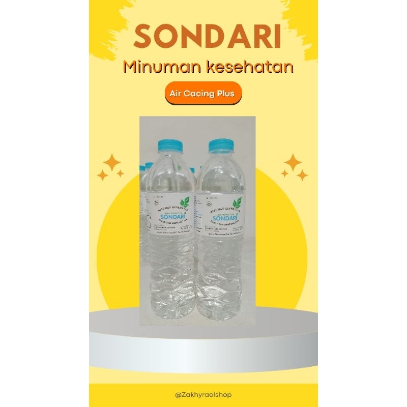 

Air Cacing Sondari 600ml