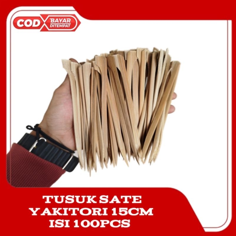 Tusuk Sate Yakitori/Tusuk Sate Dayung isi 100 pcs