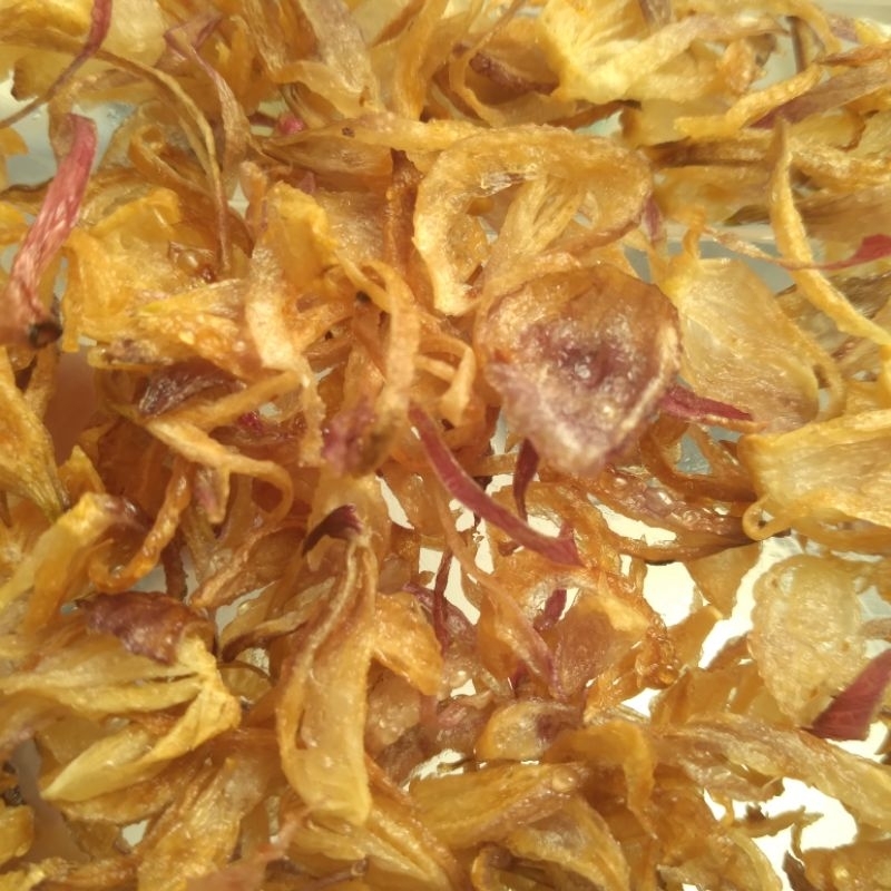 

Bawang merah goreng asli tanpa tepung