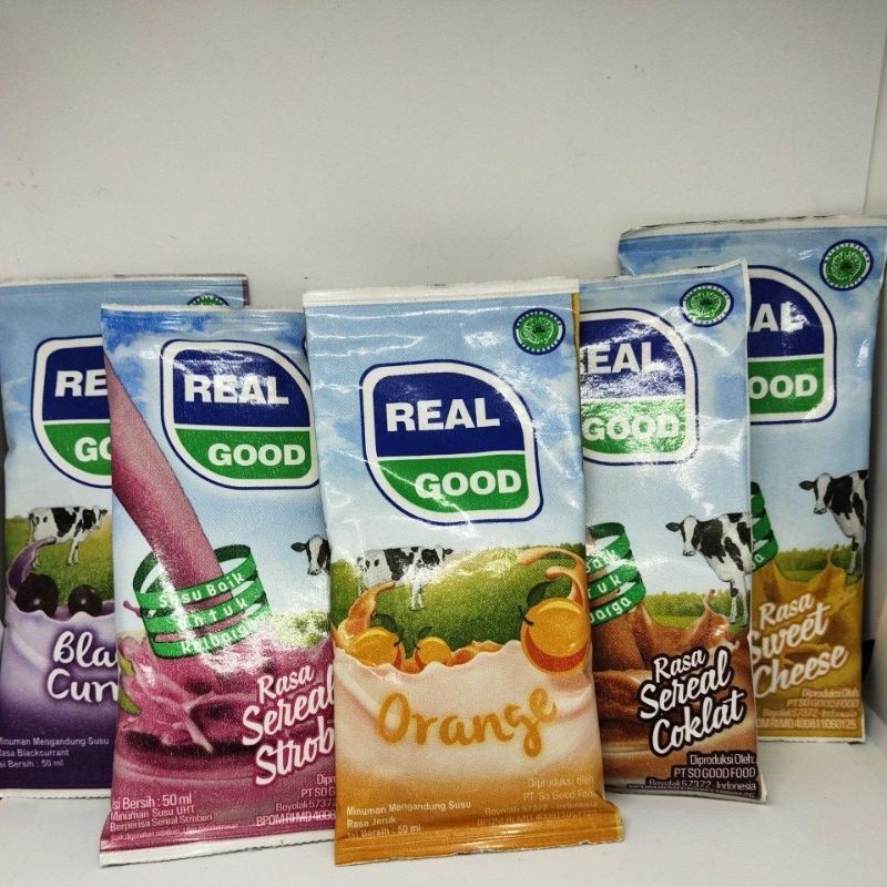 

Susu Realgood / Real Good Mini - Netto 50ml, harga Rp. 5.000/4 biji | Dalla Raya Shop