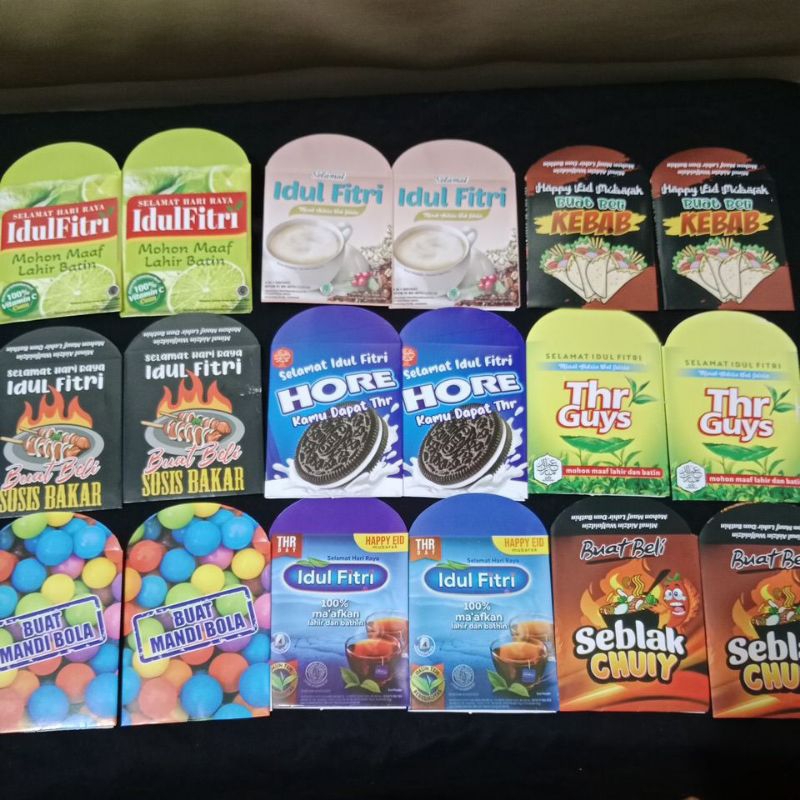 

AMPLOP VIRAL, AMPLOP UNIK (ISI 10 PCS) , AMPLOP MURAH, AMPLOP THR