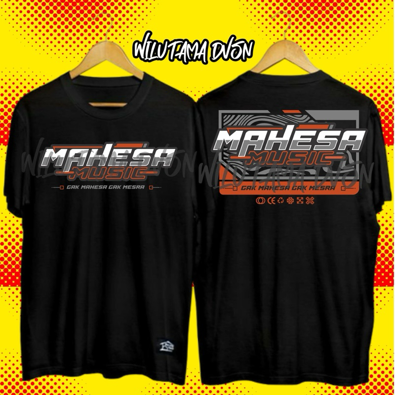 Kaos Mahesa Music Gak Mahesa Gak Mesra oren 1 free stiker-Jandhut dangdut koplo ageng music soraya a