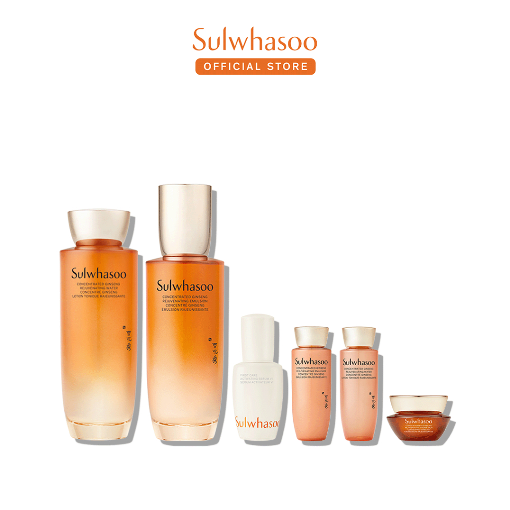 Sulwhasoo Concentrated Ginseng Rejuvenating Duo Set - Water & Emulsion, Skincare, Perawatan Wajah