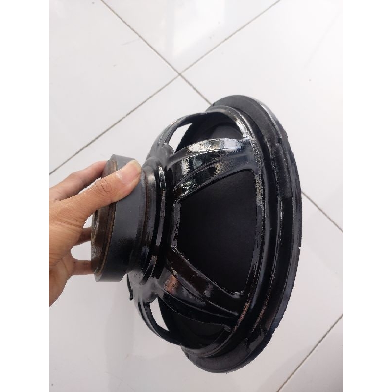 Speaker 12 inch acr black bekas suara normal