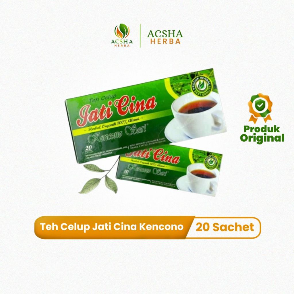 

Teh Celup Jati Cina Kencono Sari Herbal Pelangsing Alami