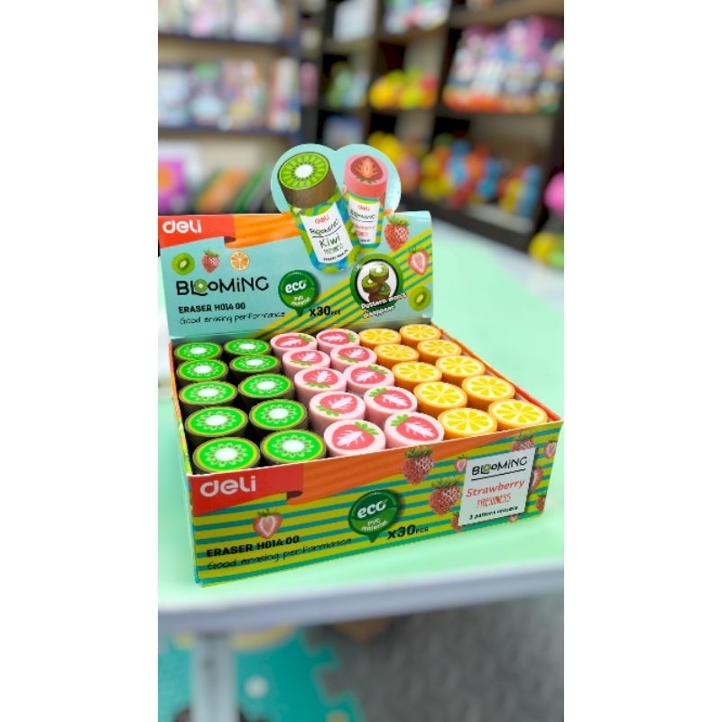 

Deli Penghapus Pensil Eco-PVC Kinerja menghapus yang baik Pilihan warna Cerah EH01400