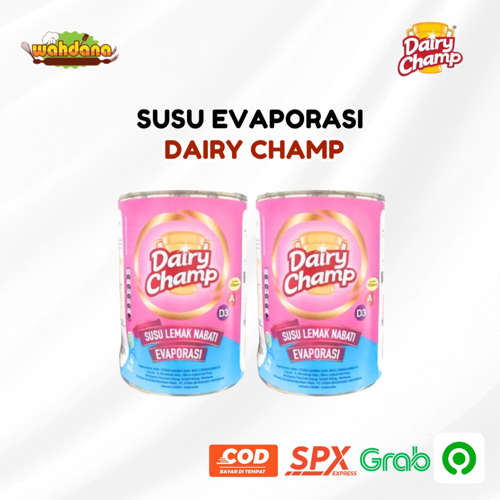 

Dairy Champ Susu Evaporasi Kaleng 390gr