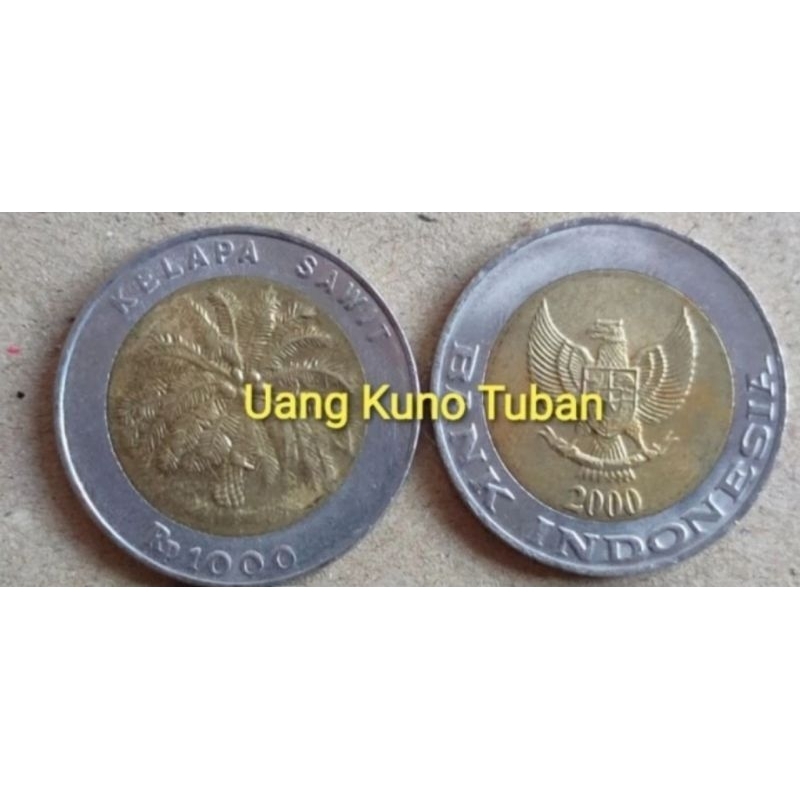 Koin 1000 rupiah kelapa sawit
