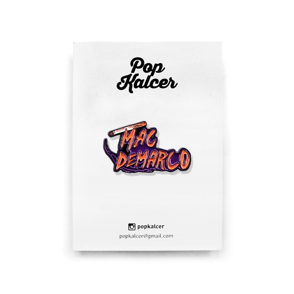 Mac Demarco Logo - Enamel Pin