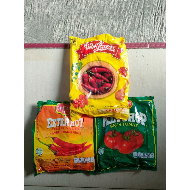 saos dan sambal saset