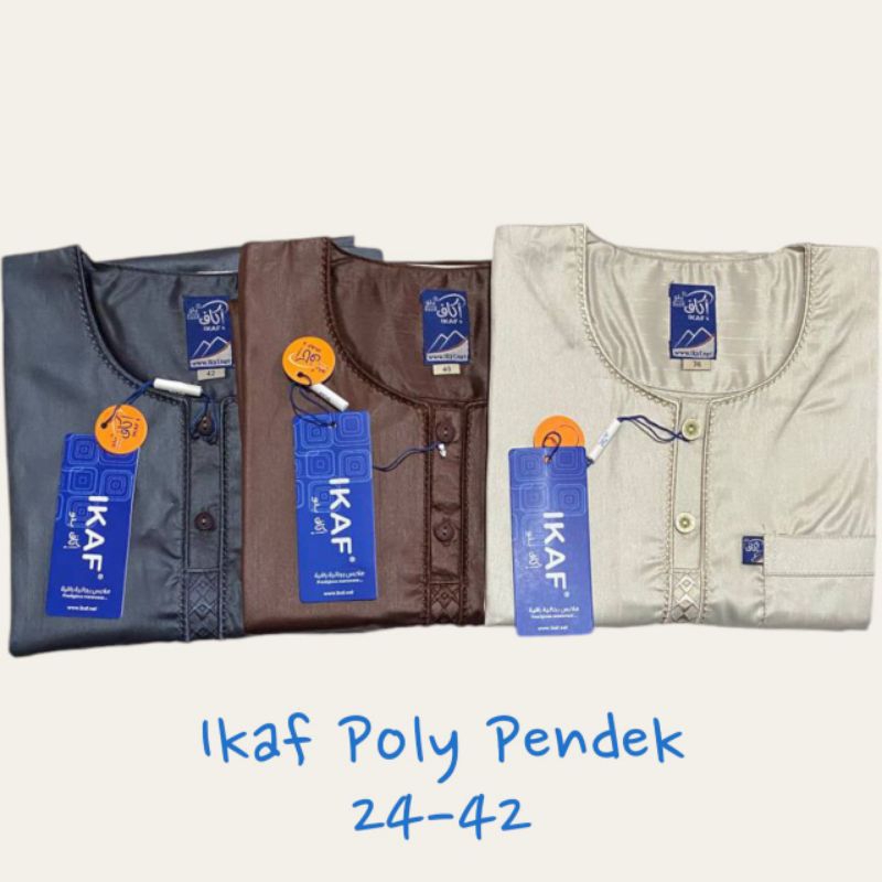 Jubah Gamis Anak Original Asli IKAF Import Arab Saudi Polyster Polyester Lengan Pendek Warna Bayi Ba