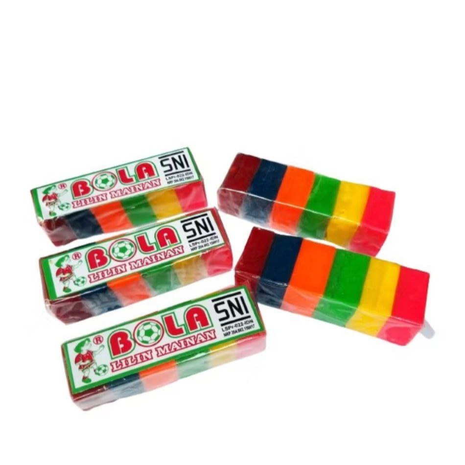 Lilin Mainan Plastisin Malam DIY Merk Bola - Mainan Jadul Edukasi Sensory Motorik