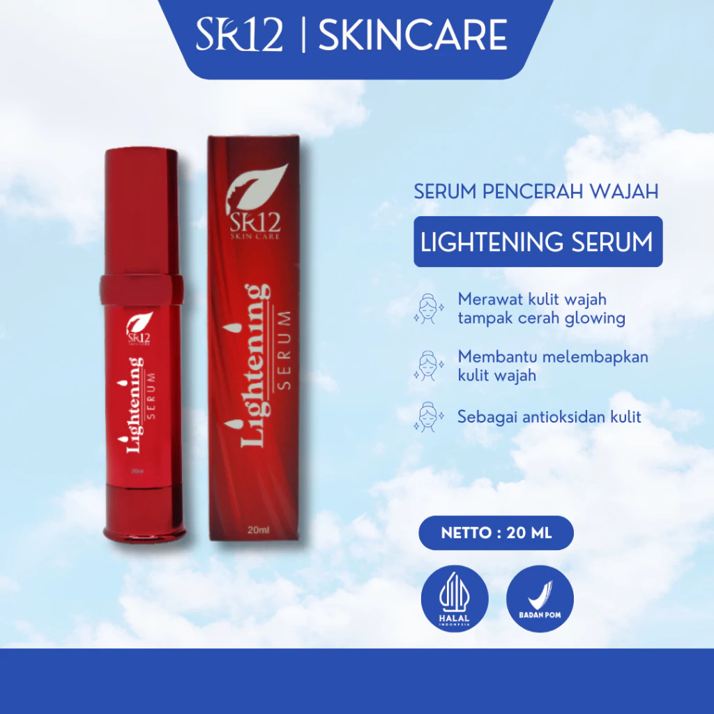 Lightening Serum SR12 Skincare Serum Flek Hitam