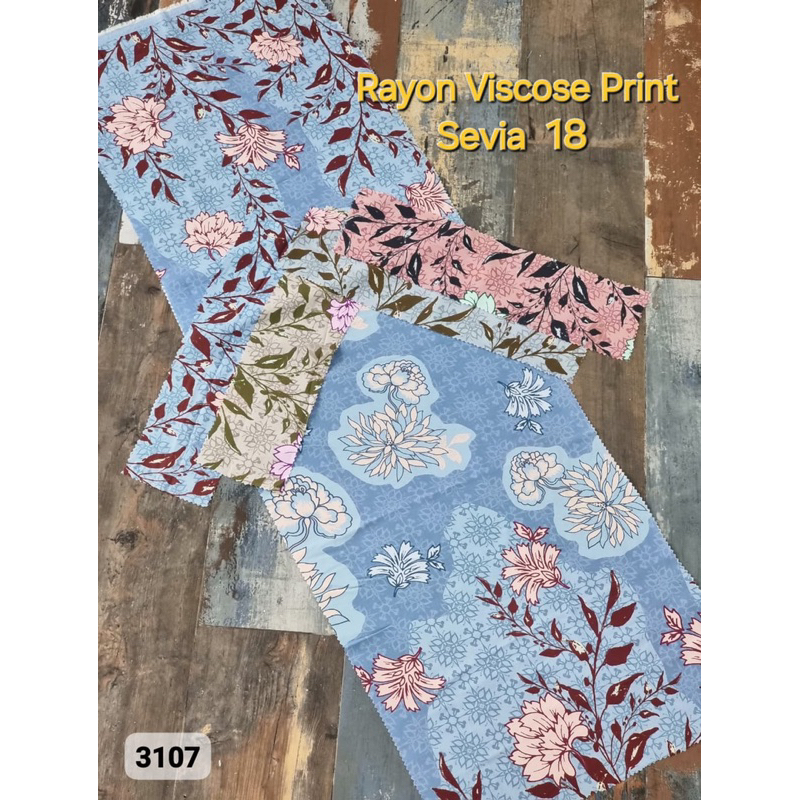 RAYON VISCOSE/BAHAN KAIN RAYON MOTIF