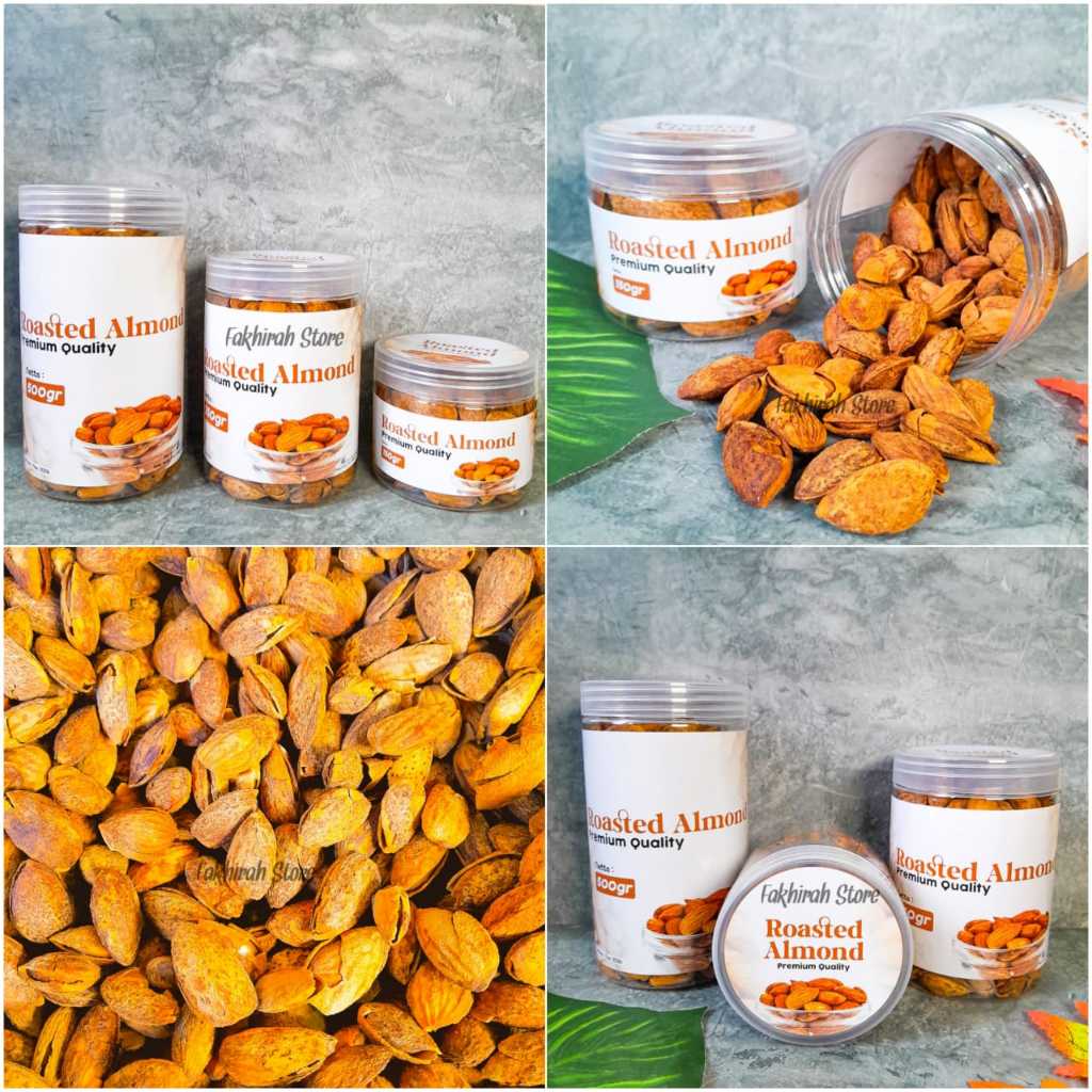 

Kacang Almond Kulit Roasted Milk KEMASAN TOPLES PREMIUM Kacang Arab Almond PREMIUM QUALITY Almond Kulit Roasted