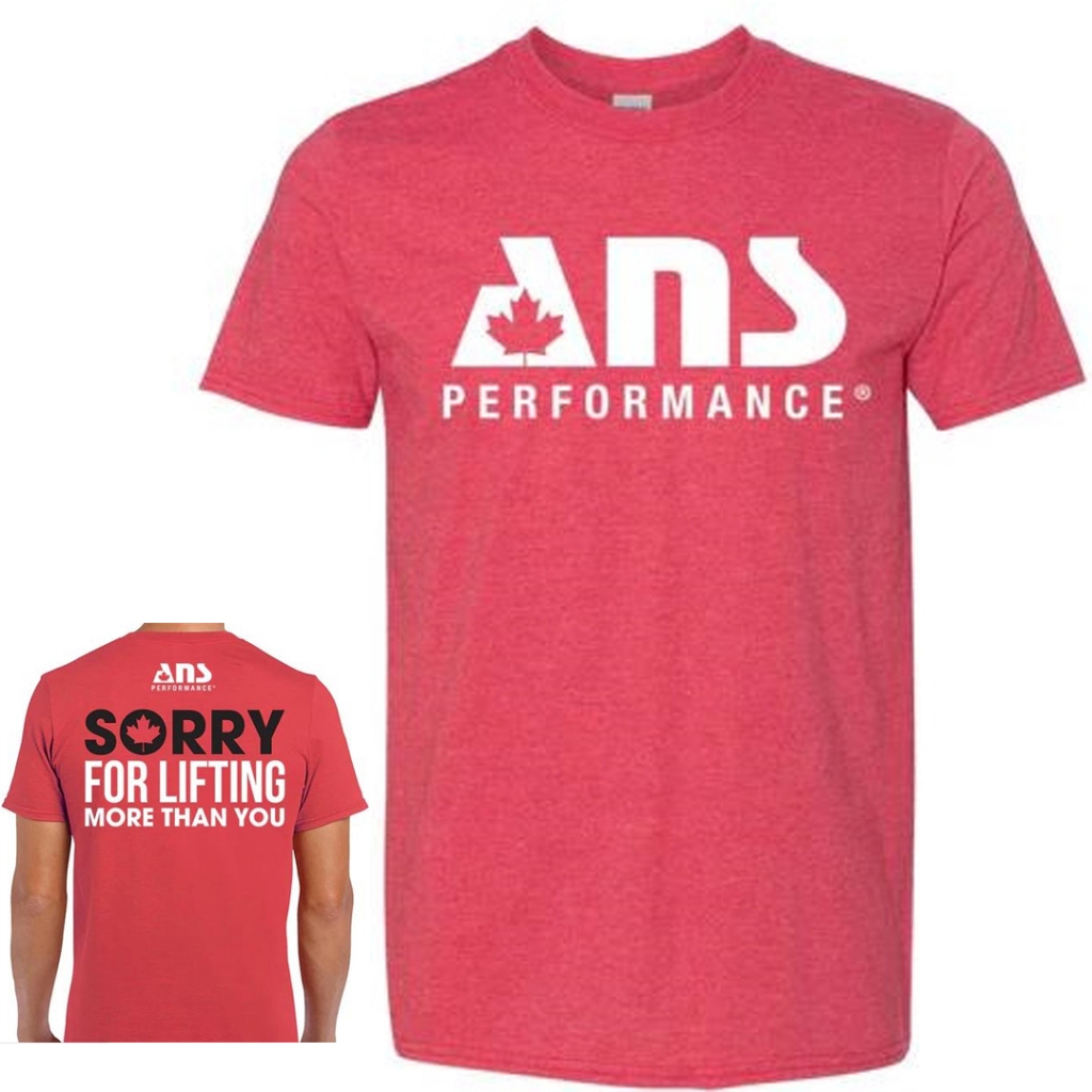 Kaos Olahraga Tshirt ANS Performance Sorry For Lifting More Than You Bodyfit -3088