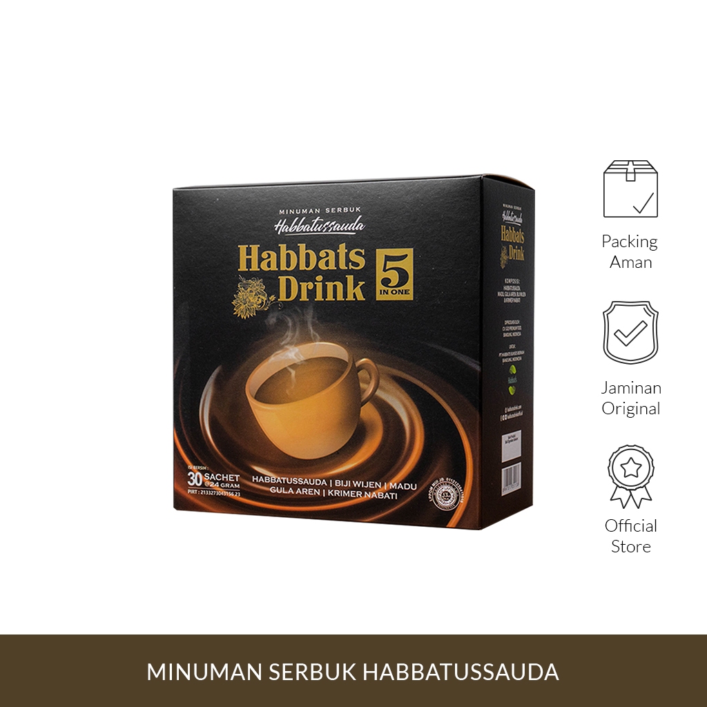 

Habbats Drink Box isi 30 Sachet Minuman Herbal Habbatussauda