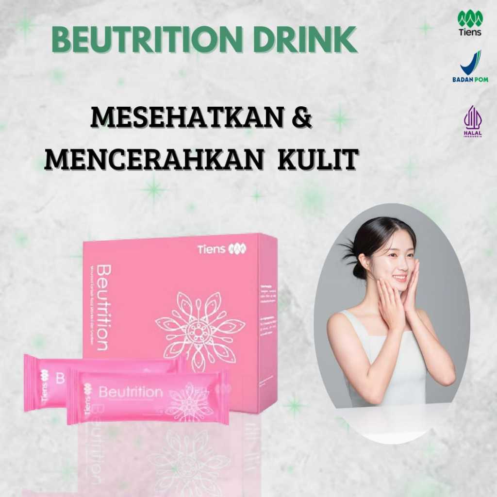 [PROMO] Colagen Drink Tiens/Collagen Pemutih Badan Permanen BPOM/Minuman Pemutih Seluruh Badan Herba