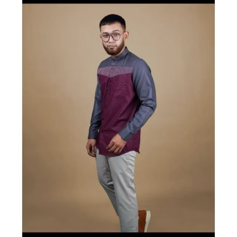 Kemeja Batik Pria Lengan Panjang MUFIZ| Fadkhera