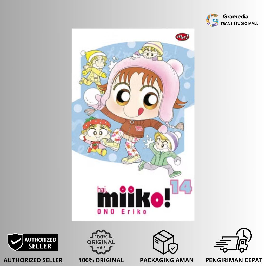 Gramedia Bandung TSM - Buku Best Seller BB20 ORI - Hai, Miiko 14 - Bookpaper