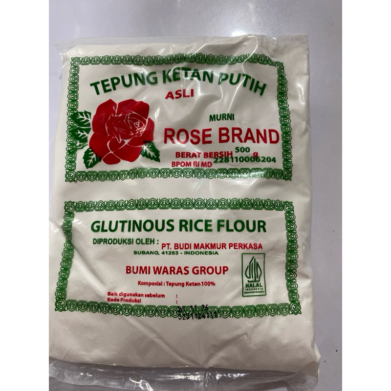

Tepung Ketan Rose Brand 500gr