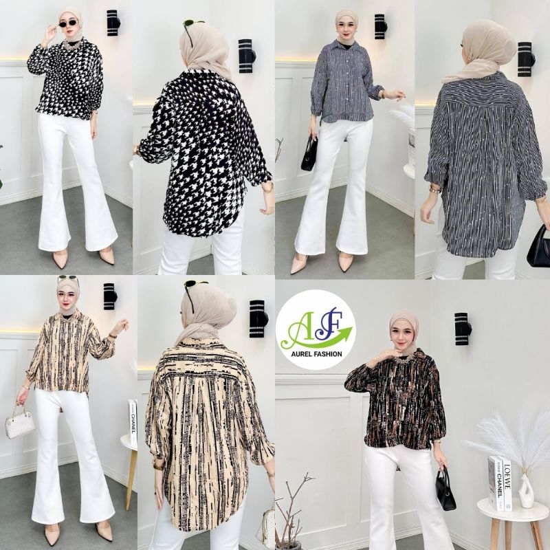 blouse rayon import | kemeja wanita motif rayon twil | blouse wanita rayon premium | atasan wanita r