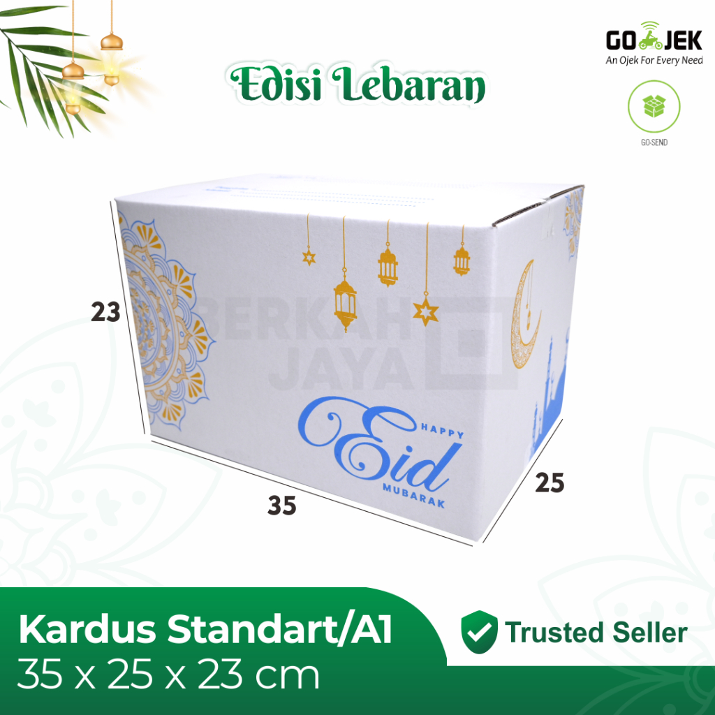 

Kardus Lebaran/Hampers/Parcel Lebaran/Idul Fitri/Box Bingkisan - 35x25x23 cm