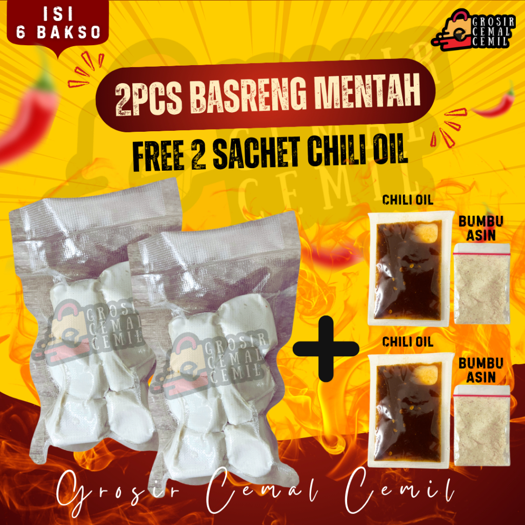 

Bundling Basreng Mentah 2 pcs isi 5 & 6 butir