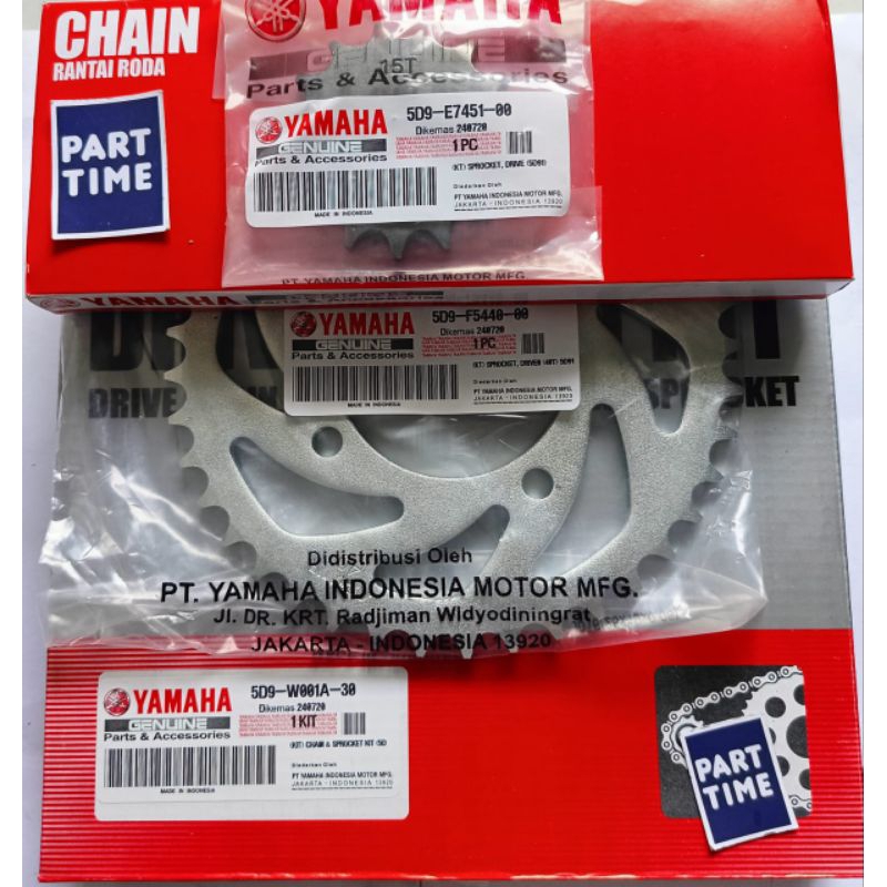 Gir set motor Yamaha Vega ZR lama Vega ZR new Vega force Jupiter Z1 lama original