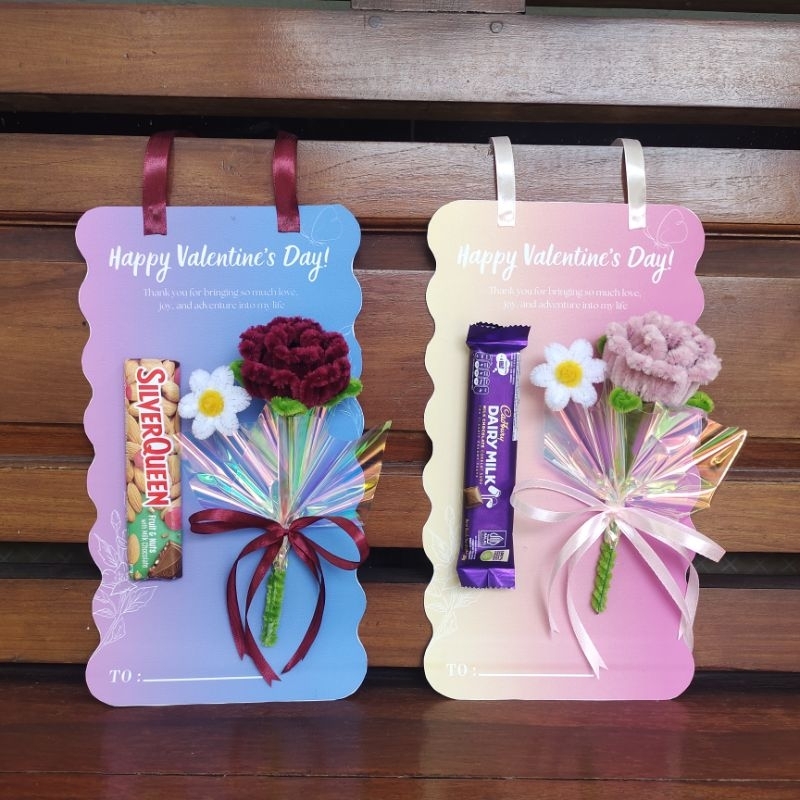 

Card Flower Holder | Gift Valentine | Hadiah Valentine's Day