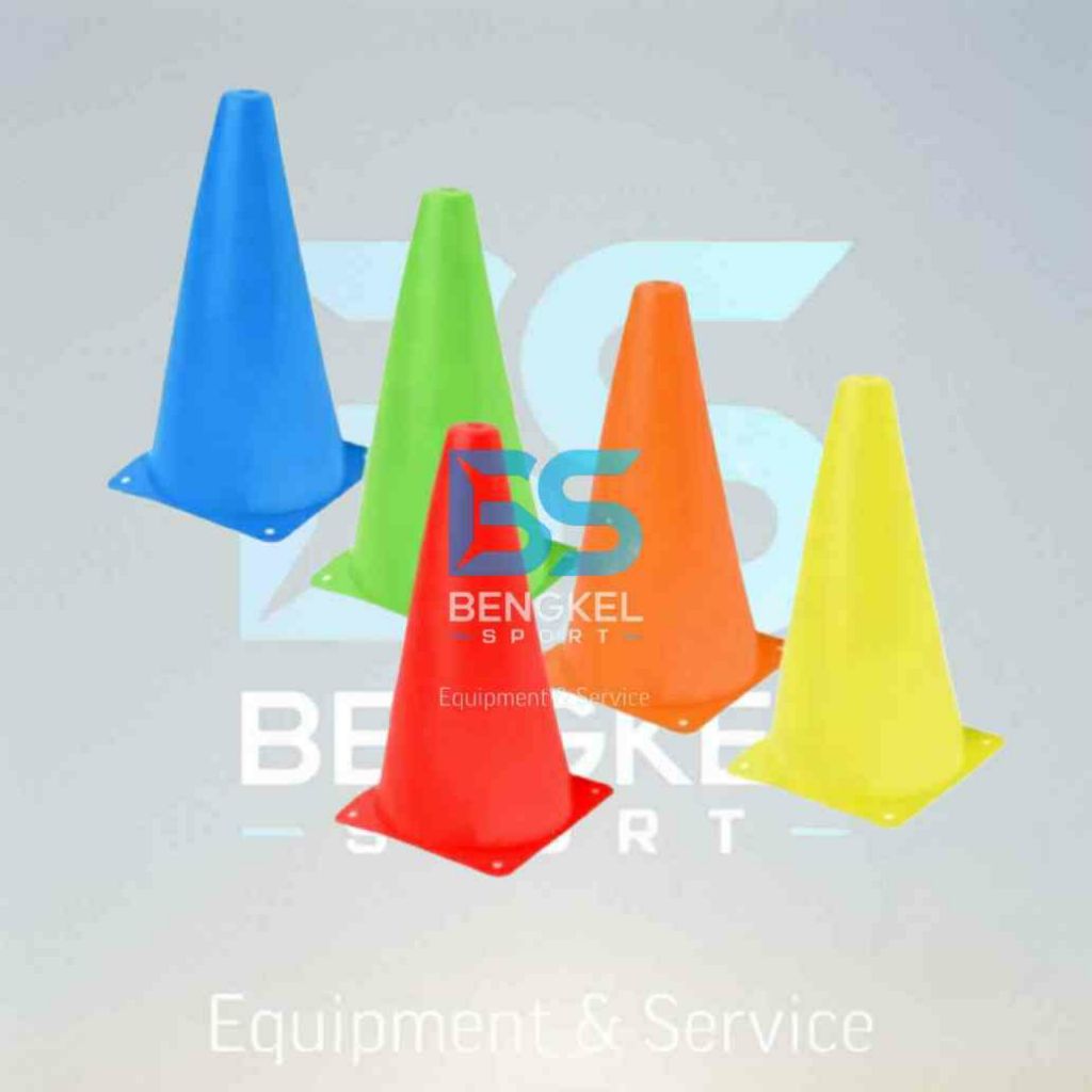 SPEEDS Cone 23cm Kerucut TEBAL Penanda Sepak Bola Olahraga Futsal