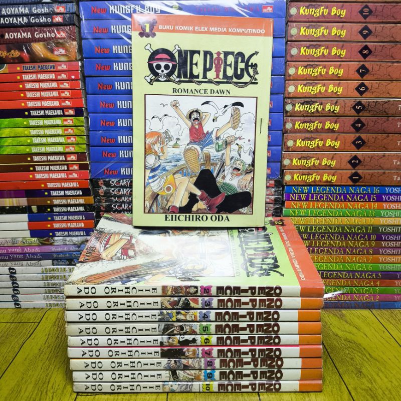 Set Komik One Piece vol. 1-10