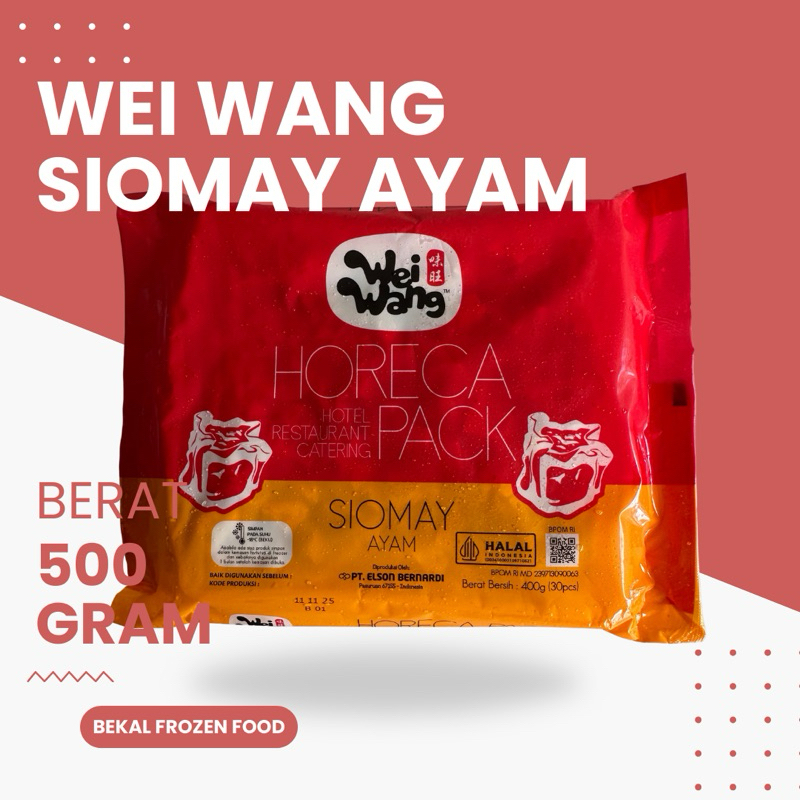 

Wei Wang Horeca Siomay Ayam / Ayam dan Sayur isi 30